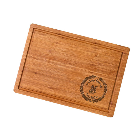 Bamboo Cutting Board Personalized Retirement Culinary Style