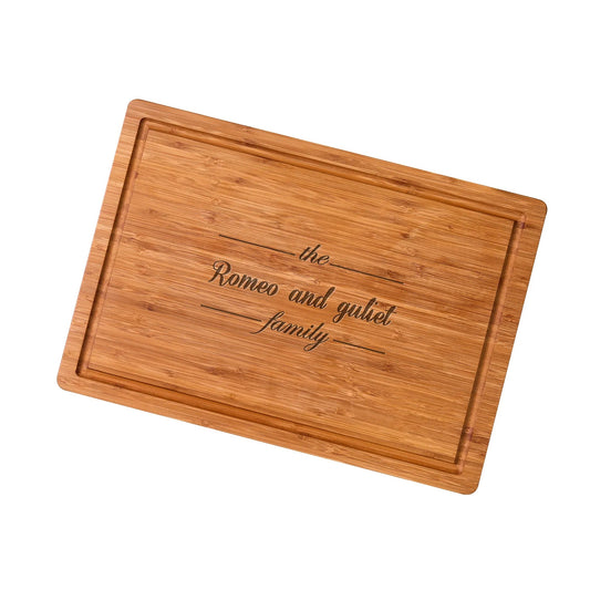 Bamboo Cutting Board Personalized Mothers Day Engraving