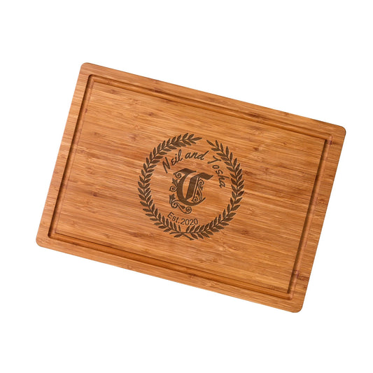Bamboo Cutting Board Personalized Birthday Engraving