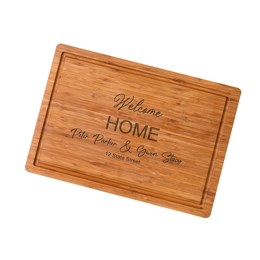 Bamboo Cutting Board Engraved Teacher Kitchen Art