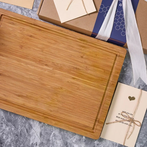 Bamboo Cutting Board Personalized Anniversary Toast Engraving - cuttingboard